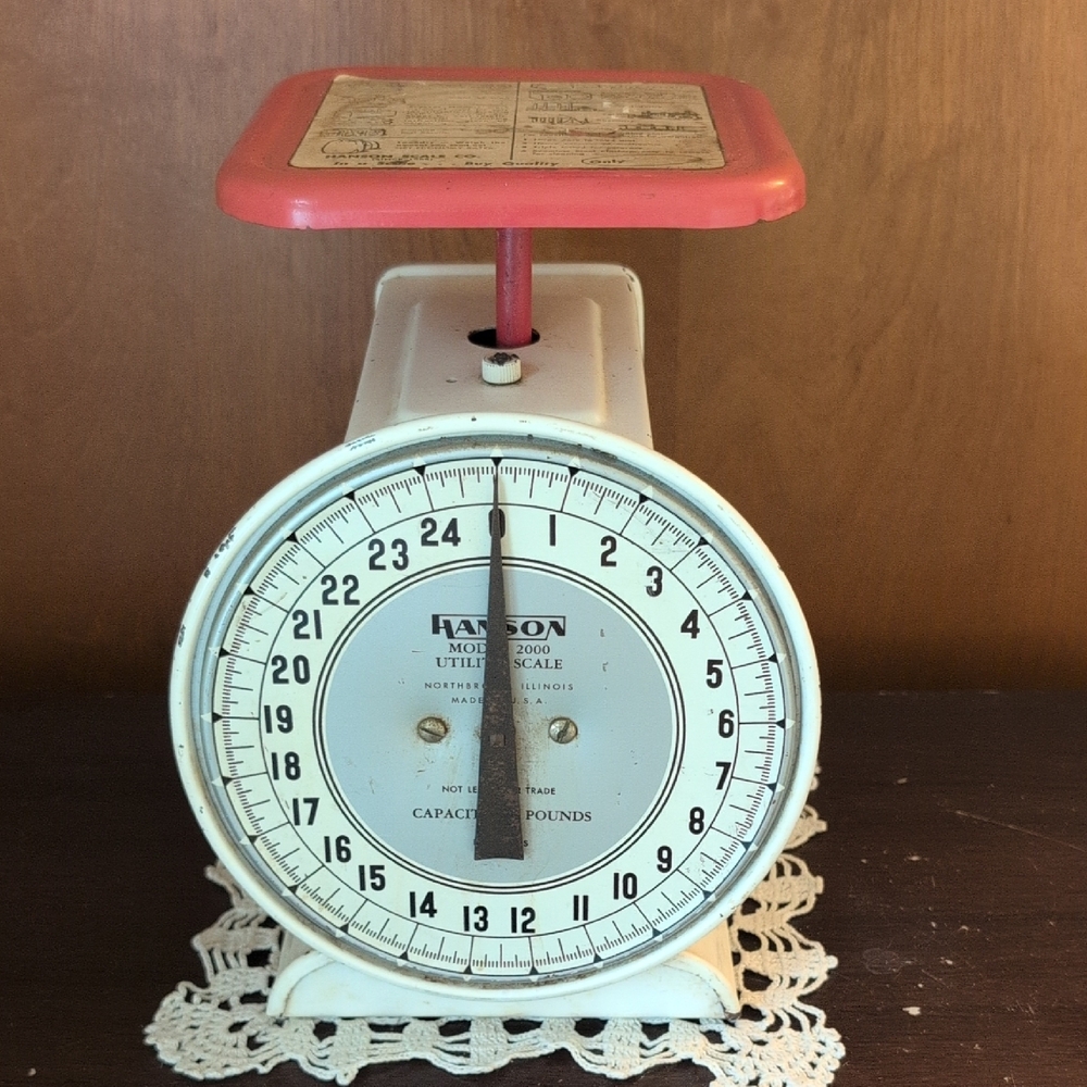 Vintage Hanson Model 2000 Utility Scale Capacity 25 Pounds USA
